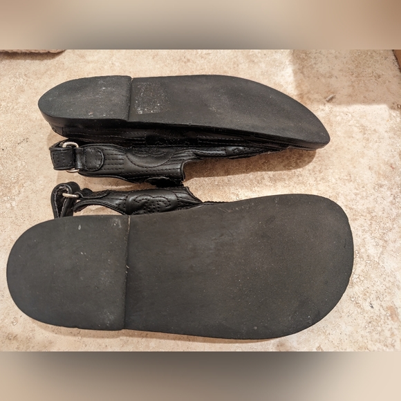 Chanel Black CC Monogram Strap EU 40 Embroidered Dad Sandals CC-0602N-0014 - Picture 3 of 4